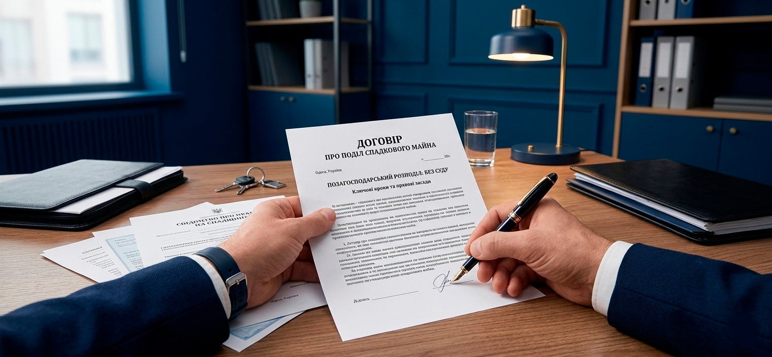 Поділ спадщини за договором